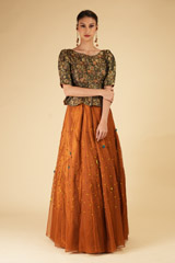 Brown Embellished Top Bottom Set1885 video